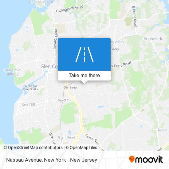 Nassau Avenue map