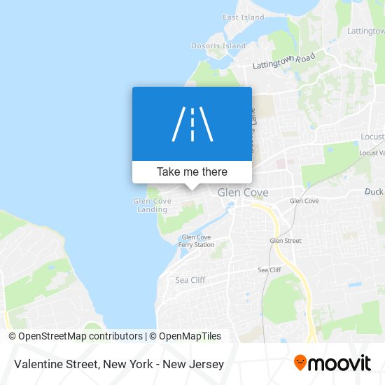 Valentine Street map