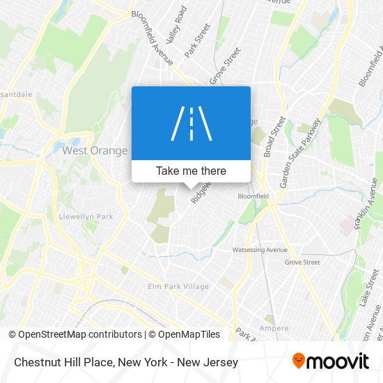 Mapa de Chestnut Hill Place