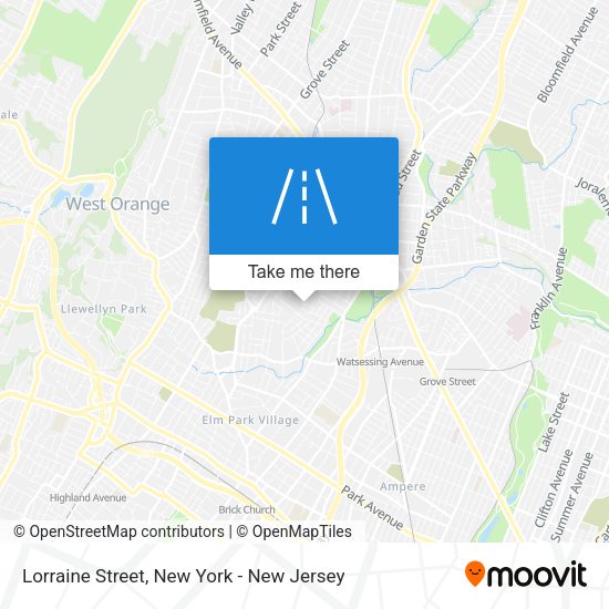 Mapa de Lorraine Street