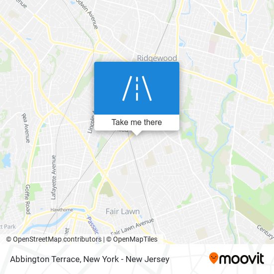 Abbington Terrace map