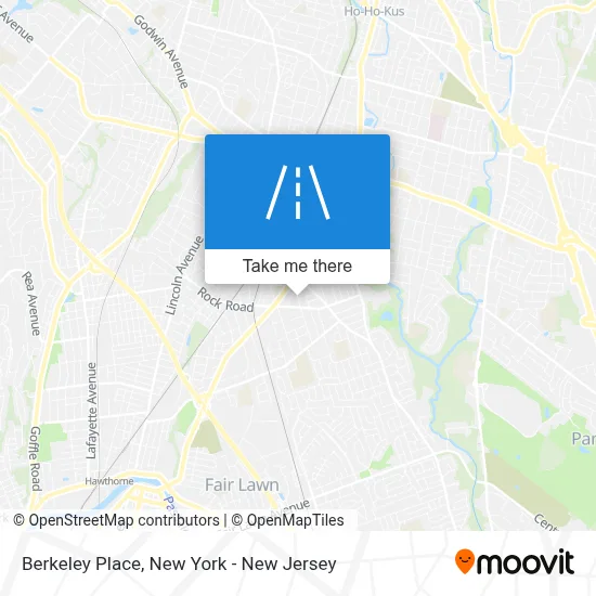 Berkeley Place map