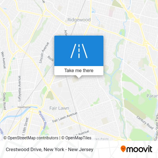 Mapa de Crestwood Drive