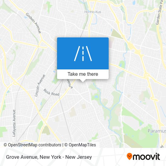 Mapa de Grove Avenue