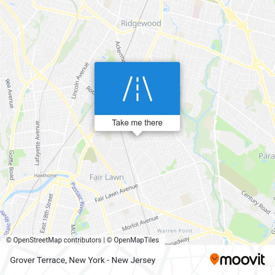Mapa de Grover Terrace