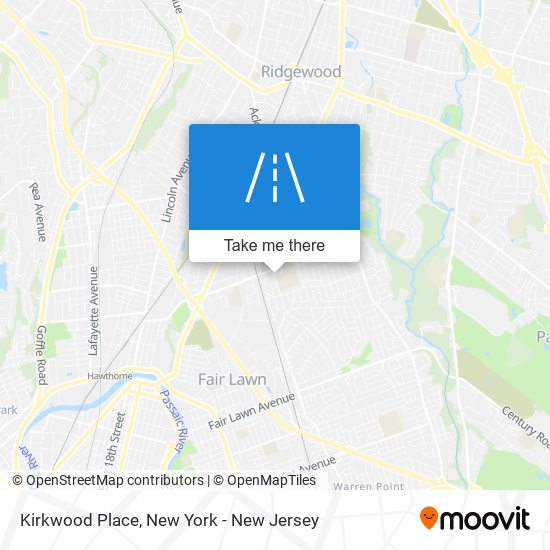 Kirkwood Place map