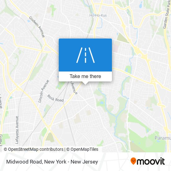 Midwood Road map