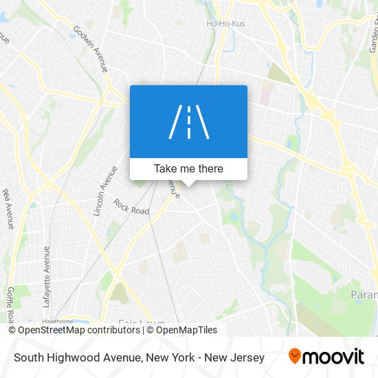 South Highwood Avenue map