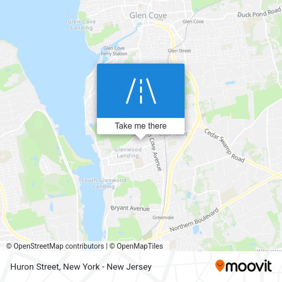 Mapa de Huron Street