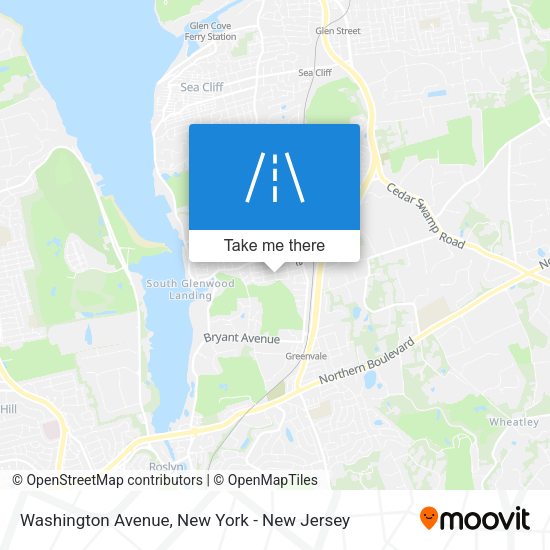 Mapa de Washington Avenue