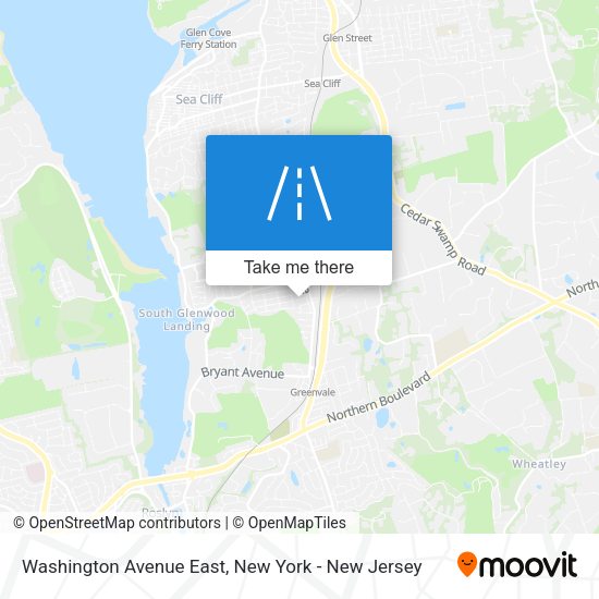 Mapa de Washington Avenue East