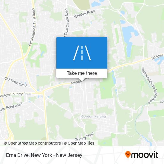 Erna Drive map