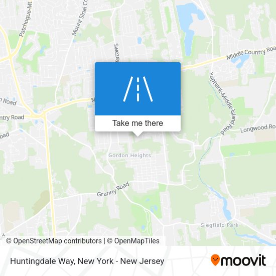 Mapa de Huntingdale Way