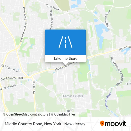 Middle Country Road map