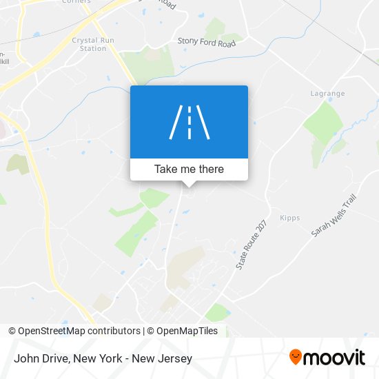 John Drive map