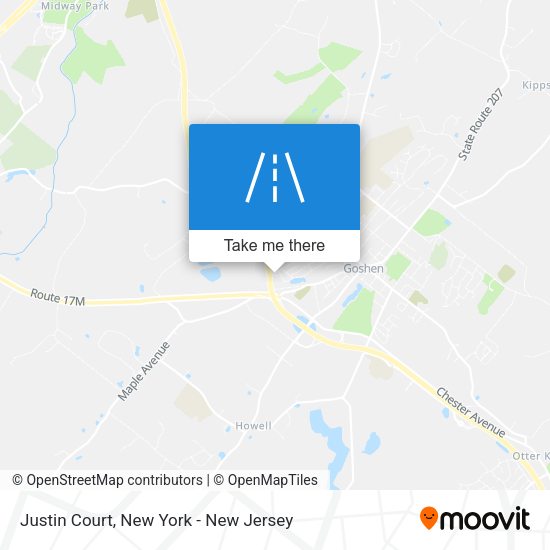 Mapa de Justin Court
