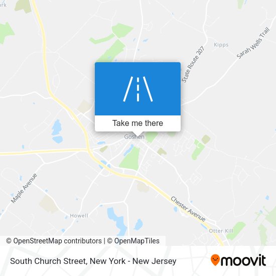 Mapa de South Church Street