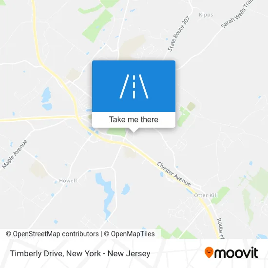 Timberly Drive map