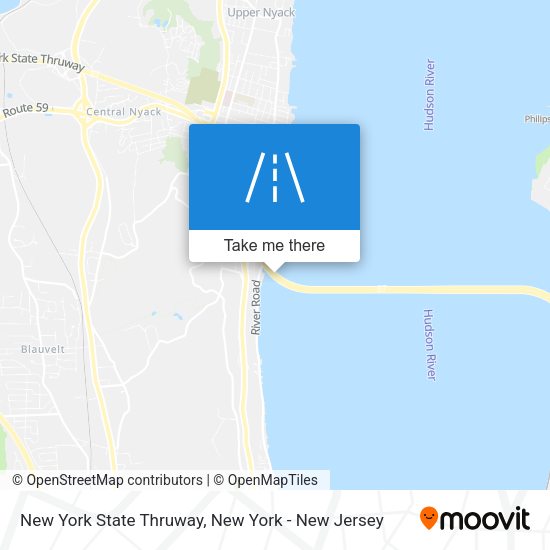 Mapa de New York State Thruway