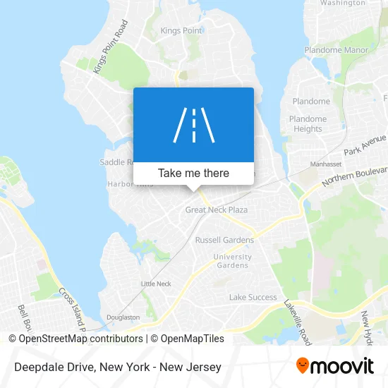 Mapa de Deepdale Drive