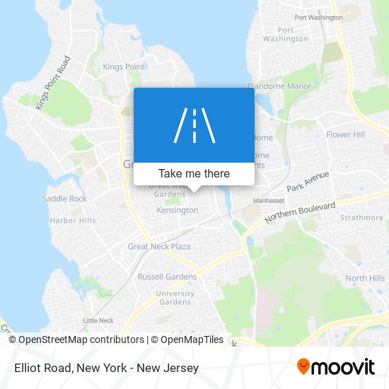 Mapa de Elliot Road