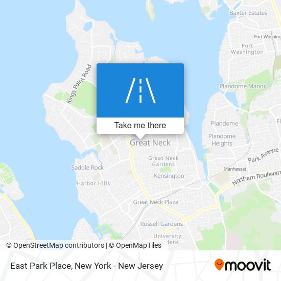 East Park Place map