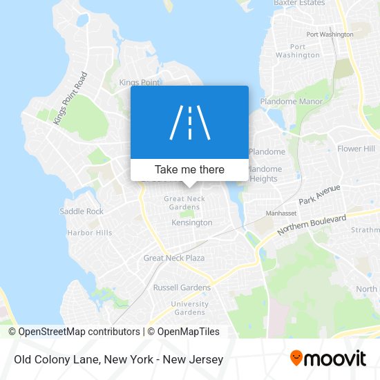 Mapa de Old Colony Lane