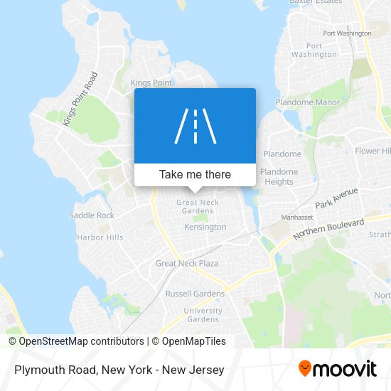 Plymouth Road map