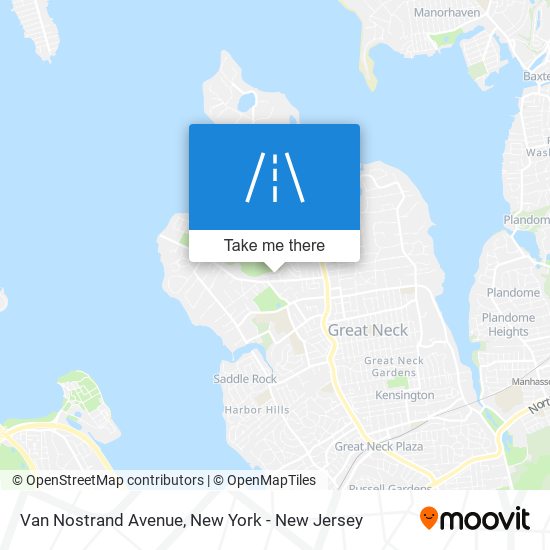 Mapa de Van Nostrand Avenue