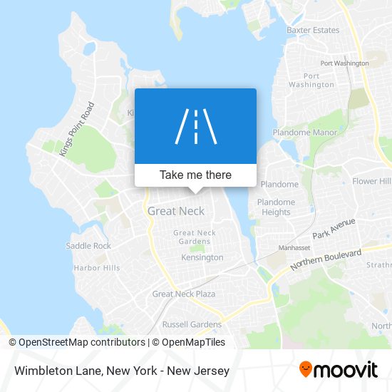 Mapa de Wimbleton Lane