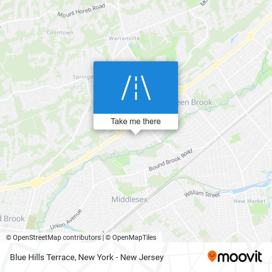 Blue Hills Terrace map