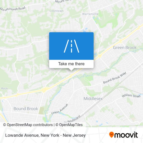 Mapa de Lowande Avenue