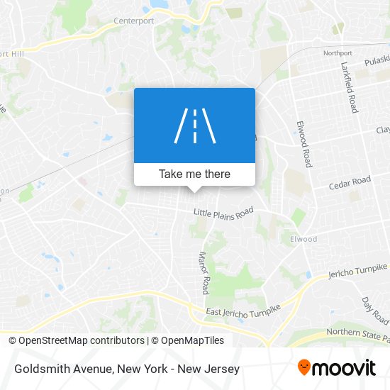 Mapa de Goldsmith Avenue