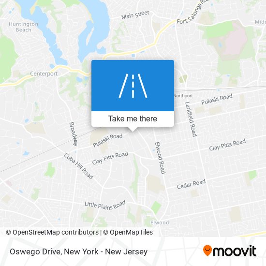 Oswego Drive map