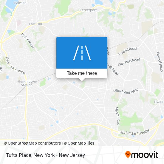 Tufts Place map