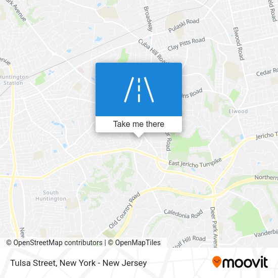 Mapa de Tulsa Street