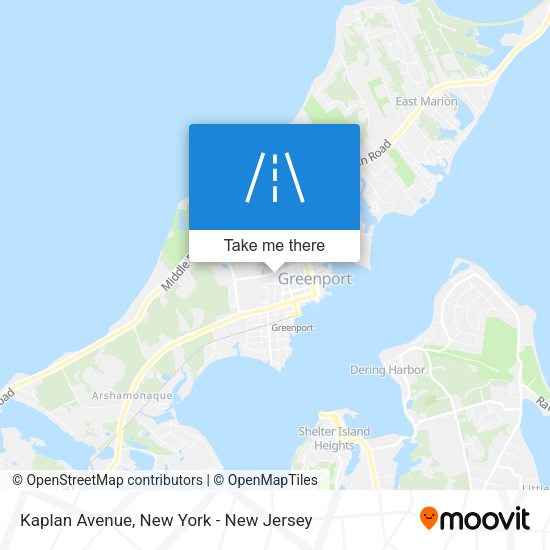 Mapa de Kaplan Avenue