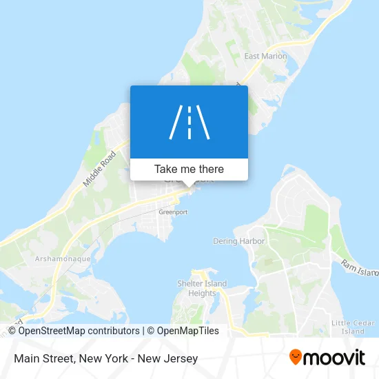 Main Street map