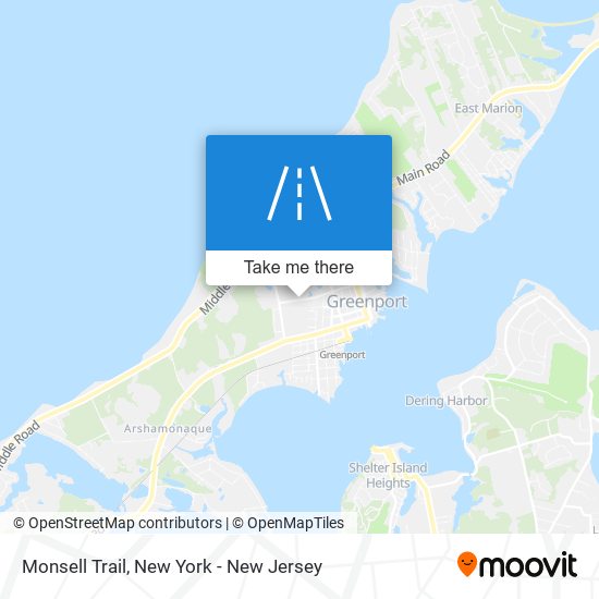 Monsell Trail map