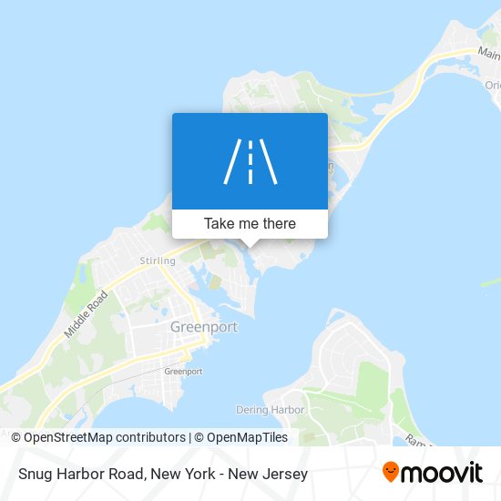 Mapa de Snug Harbor Road