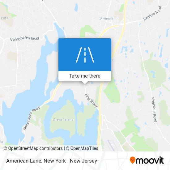 Mapa de American Lane