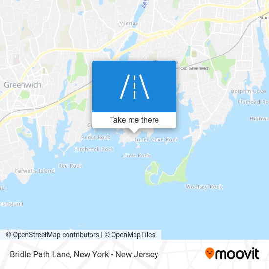 Bridle Path Lane map