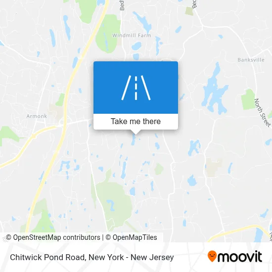 Chitwick Pond Road map
