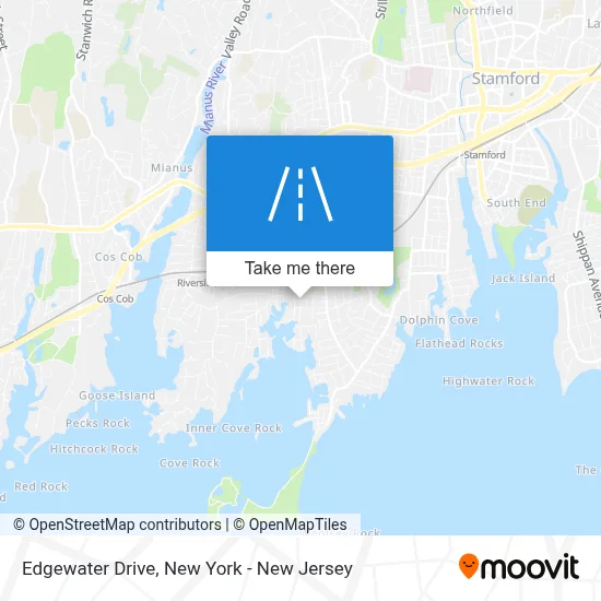 Edgewater Drive map