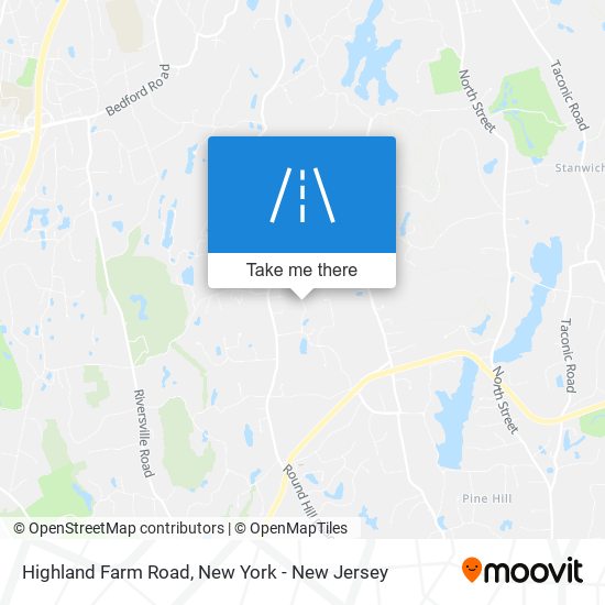 Mapa de Highland Farm Road