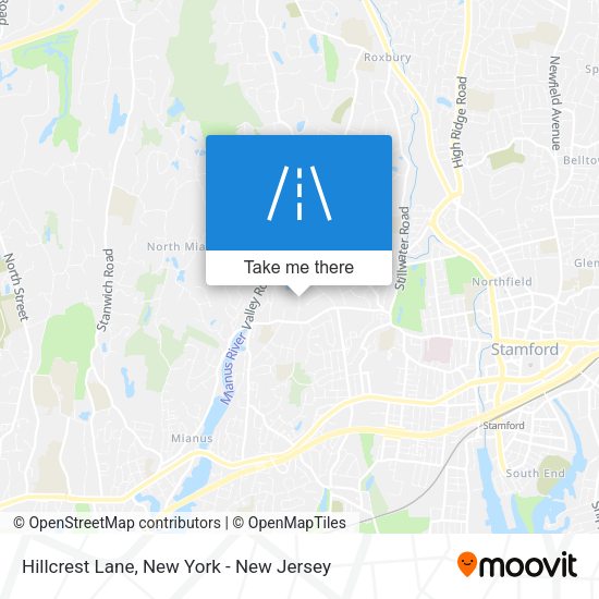 Mapa de Hillcrest Lane