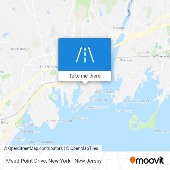 Mead Point Drive map