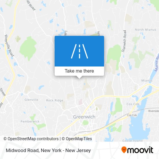 Midwood Road map