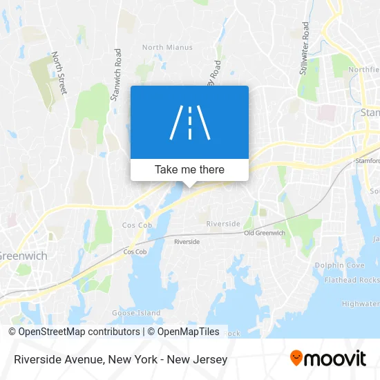 Riverside Avenue map