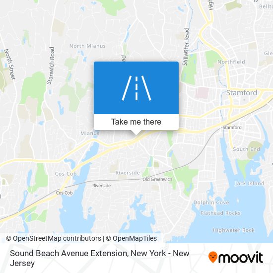 Mapa de Sound Beach Avenue Extension